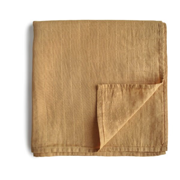 Couverture d'emmaillotage Mushie - Fall Yellow