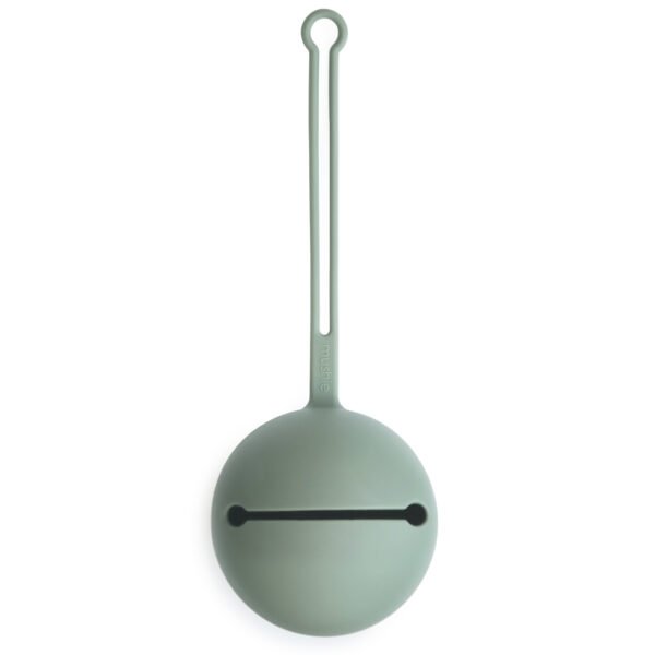 Étui à sucette en silicone Mushie - Cambridge blue