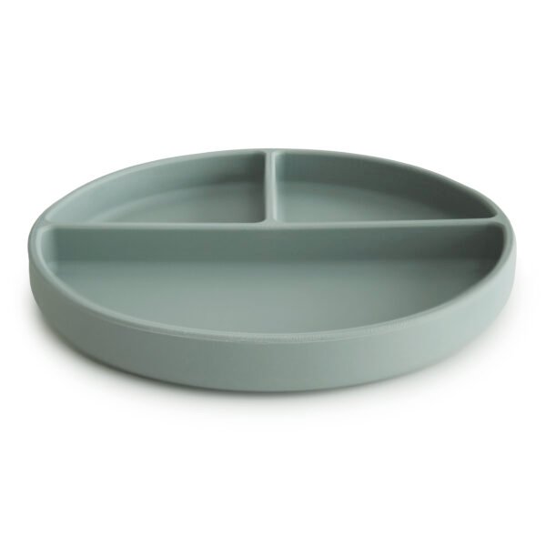 Plat en silicone Mushie - Cambridge blue – Image 2