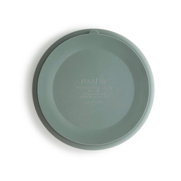 Plat en silicone Mushie - Cambridge blue – Image 8